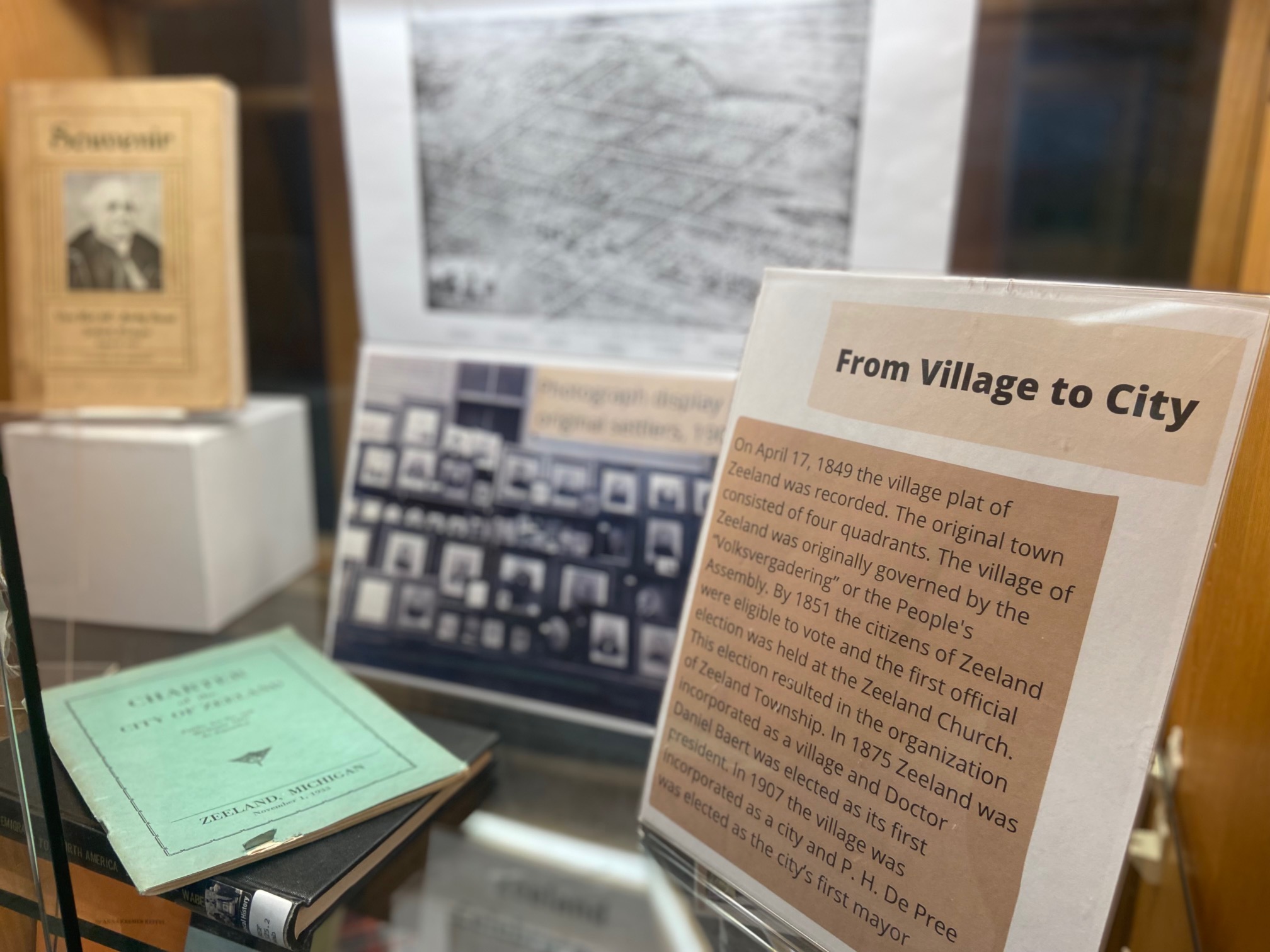 New Exhibit at Howard Miller Library Zeeland Historical Society