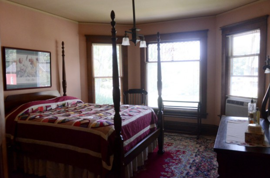 One of five bedrooms located on the second floor (Emily Rose Bennett | MLive.com)