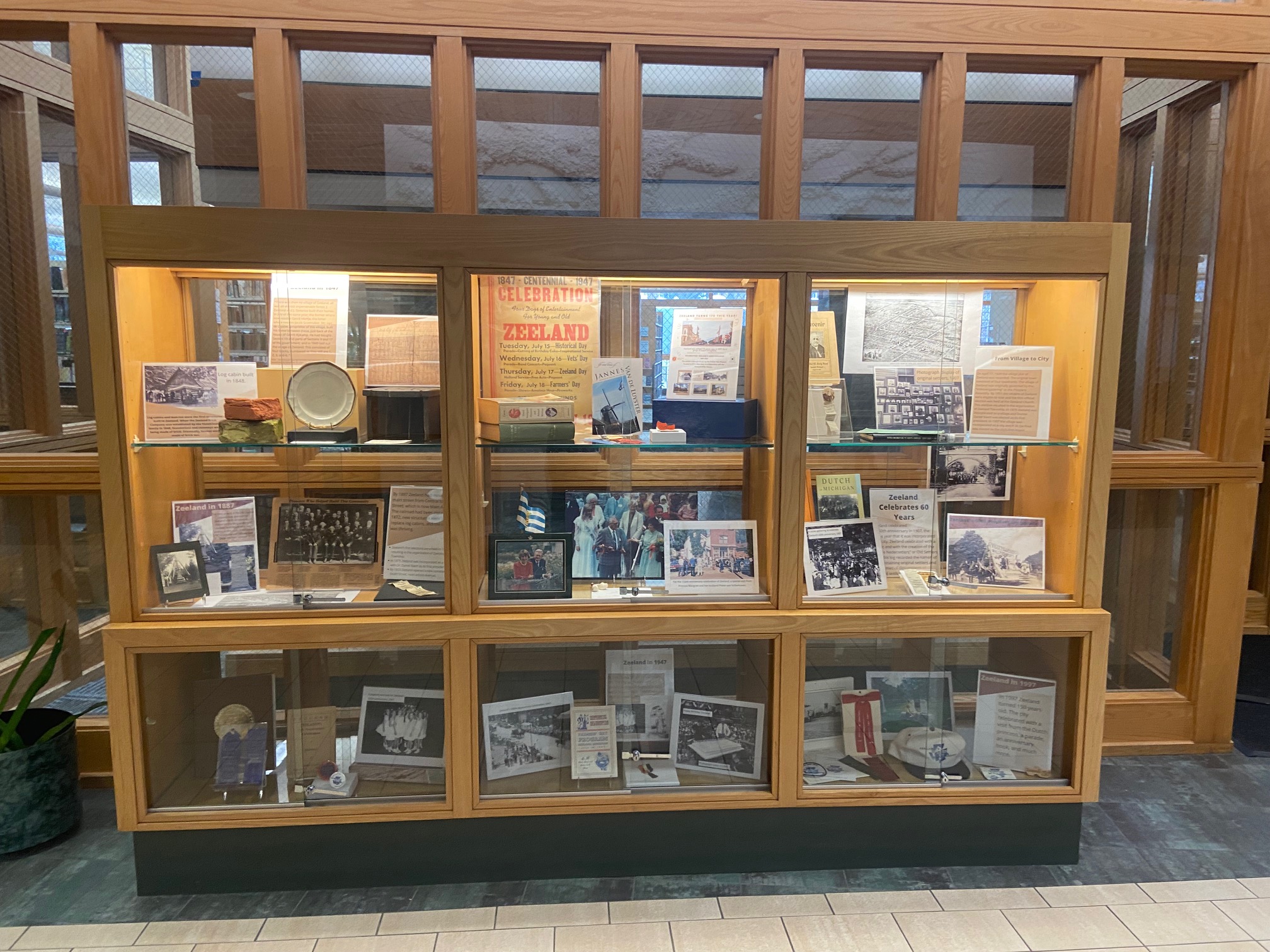 New Exhibit at Howard Miller Library Zeeland Historical Society