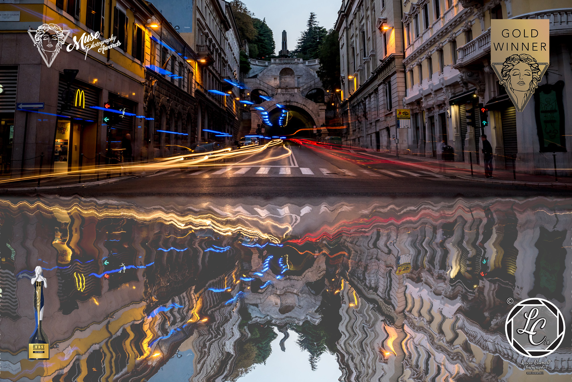 MUSE Photography Awards 2023 Gold Winner ~ Back To The Frenzied Society: Riflessi Della Frenesia Quotidiana. © Luca Cameli Photographer