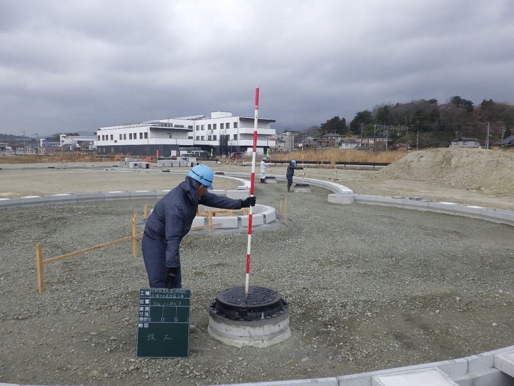 広野駅東第2期開発区域下水道管布設工事