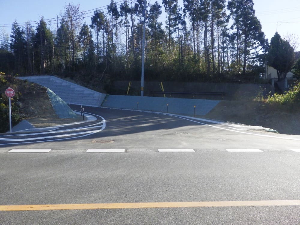 北釜・大谷地原線道路改良舗装工事