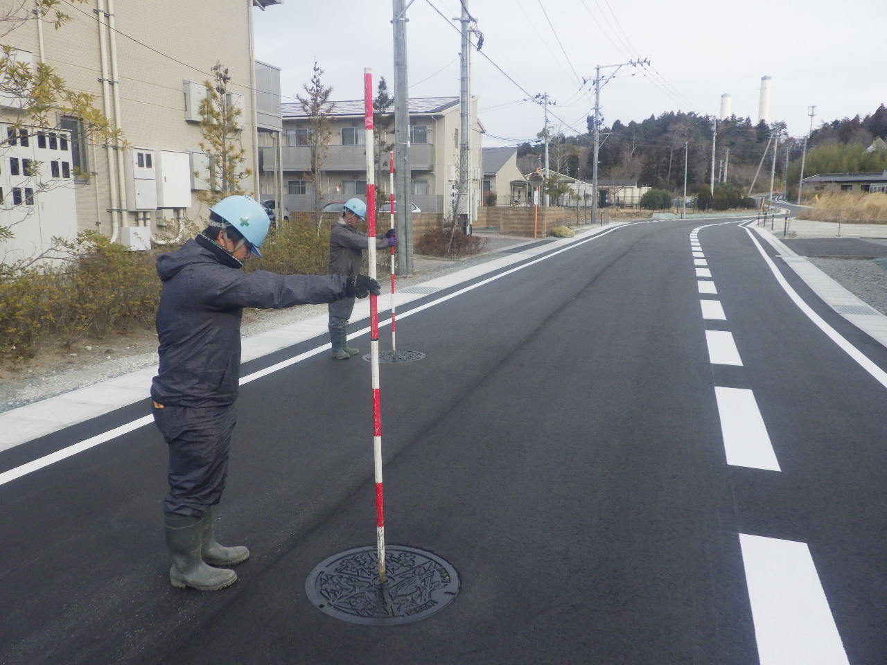 北釜・大谷地原線下水道移設工事