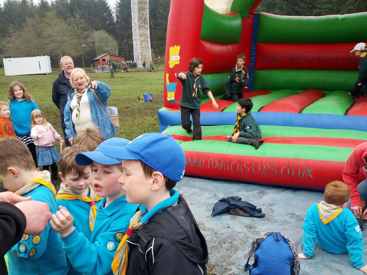 bouncy castle is always fun!