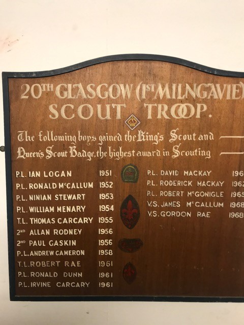 King and Queens Scouts of the past