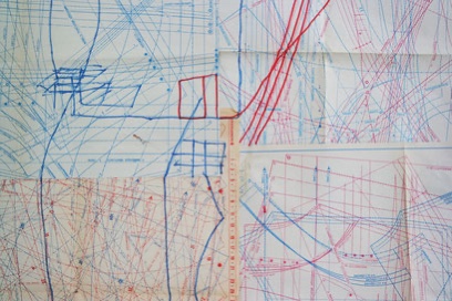 Drawing III op patroonpapier