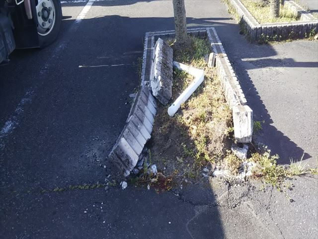 花壇修繕｜福井の道路舗装工事・外構修繕事・駐車場区画線工事のことなら(株)前建