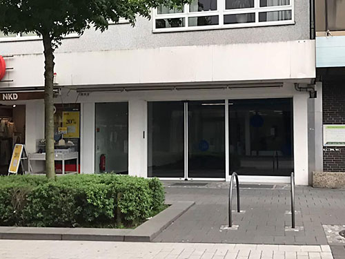 Außenansicht Ladenlokal, Hermannstr. 4