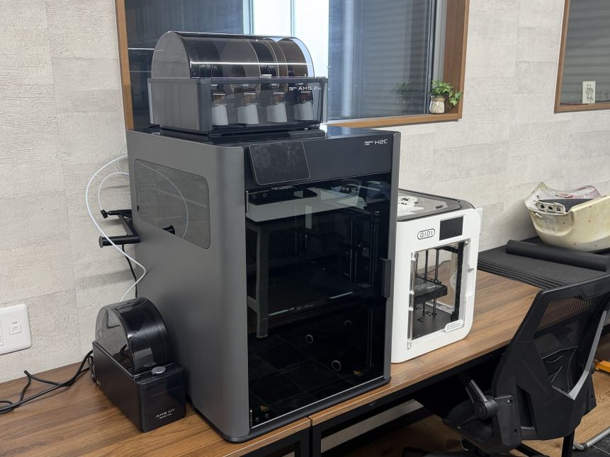 新しい３Dプリンターを導入しました。Bambu Lab H2C