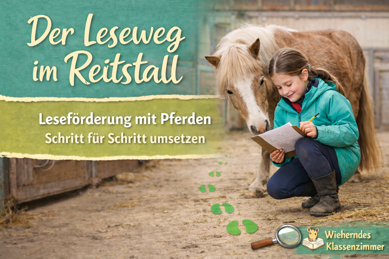 Der Leseweg im Reitstall: Leseförderung mit Pferden Schritt für Schritt umsetzen