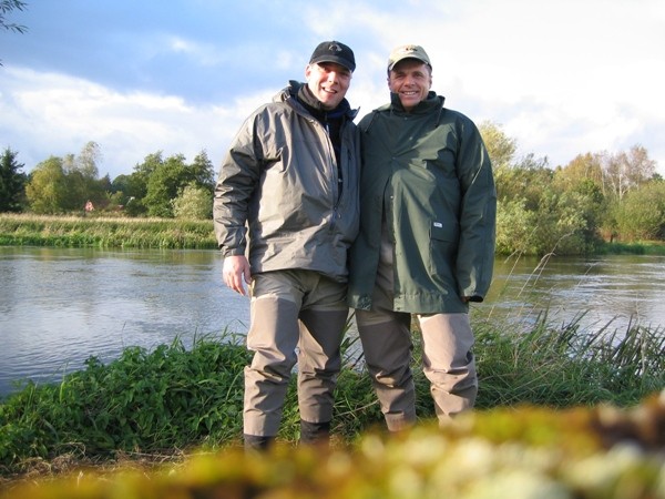 Roland Fasel Urs Wehrli Gudenau, Dänemark Fliegenfischen Meerforelle Lilleau, Randers