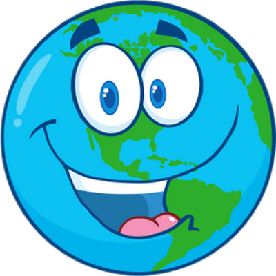 terre - astre - environnement - smiley émoticône émoji cartoon clipart illustration - artémotic