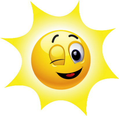 soleil - astre - environnement - smiley émoticône émoji cartoon clipart illustration - artémotic