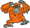 gif anime orang outan