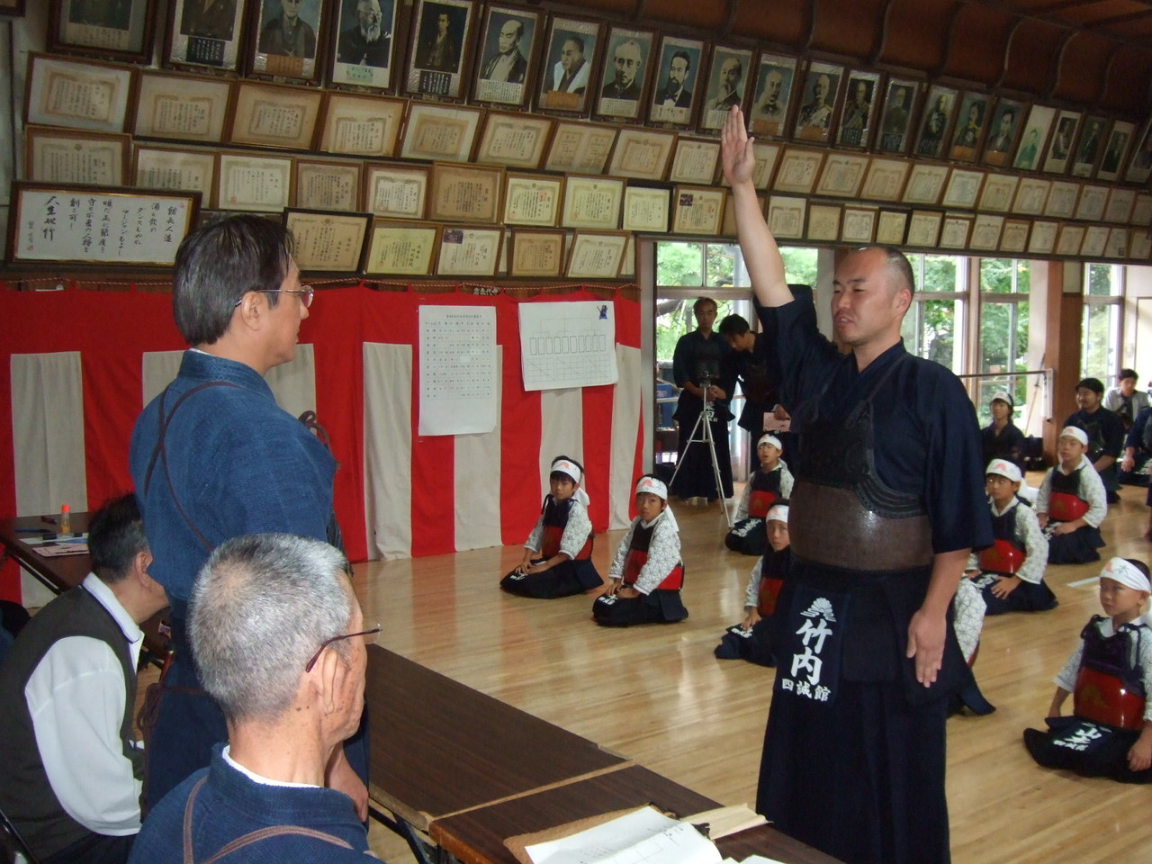 選手宣誓　竹内慎太郎