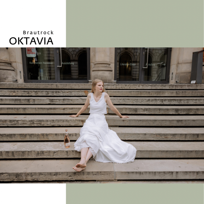 Brautrock OKTAVIA - elementar Brautkleider 2023 - Urban Bride