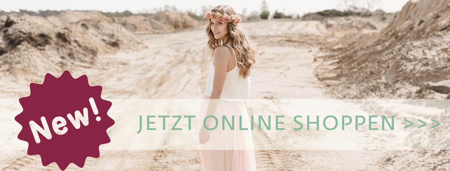 elementar Brautmode jetzt neu im Online Shop