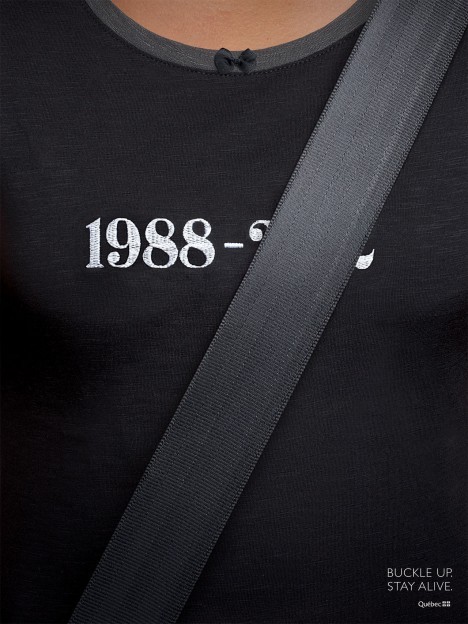 Québec - Buckle Up. Stay Alive.