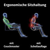 Couchmaster ergonomische Sitzhaltung