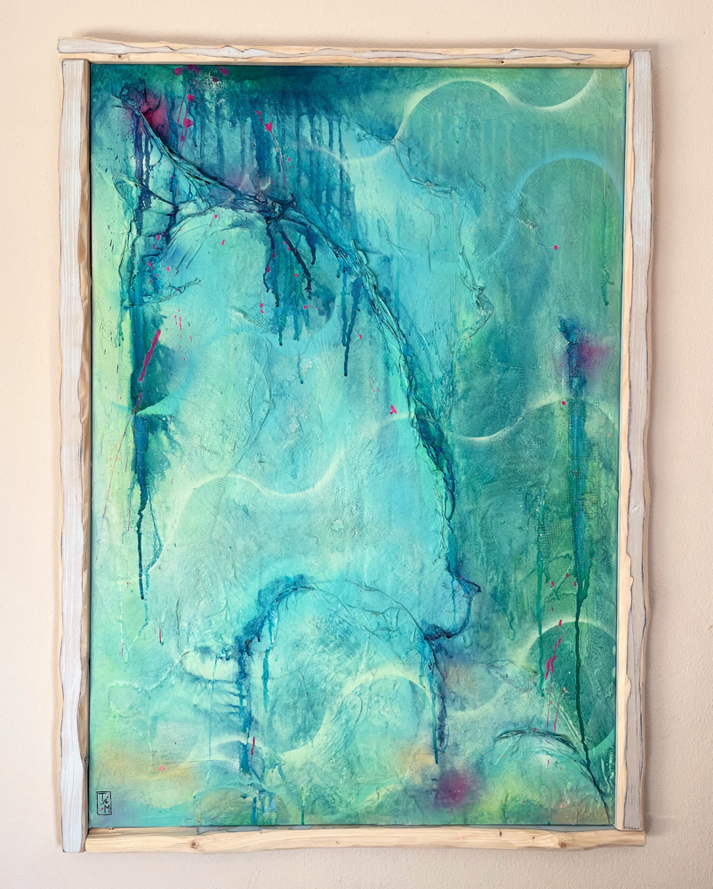 "Sound of the ocean“ (105x75cm - gerahmt) 520€