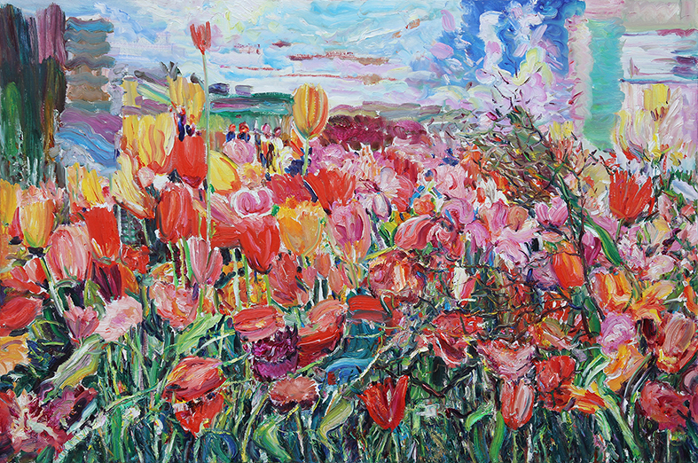 Spring Touch. 2013. Oil on canvas. 120 х 180