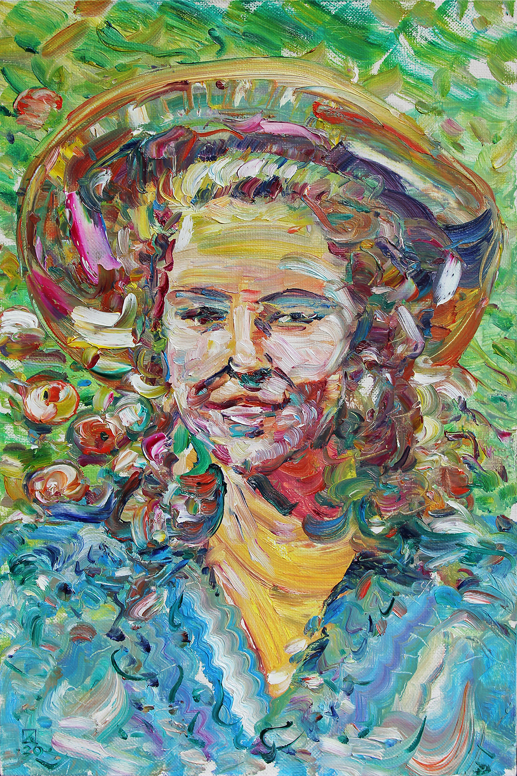 To Live and Love. 2020. Oil on canvas. 60 x 40