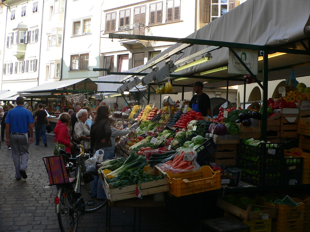 Ein wunderbarer Markt in Bozen