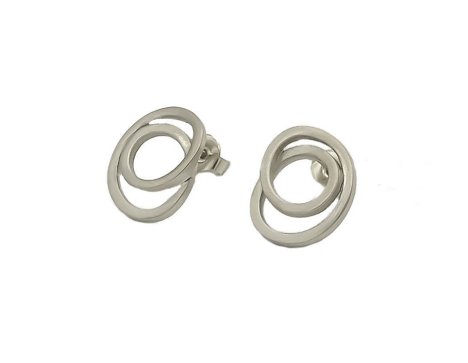 Ohrstecker Kringel Edelstahl