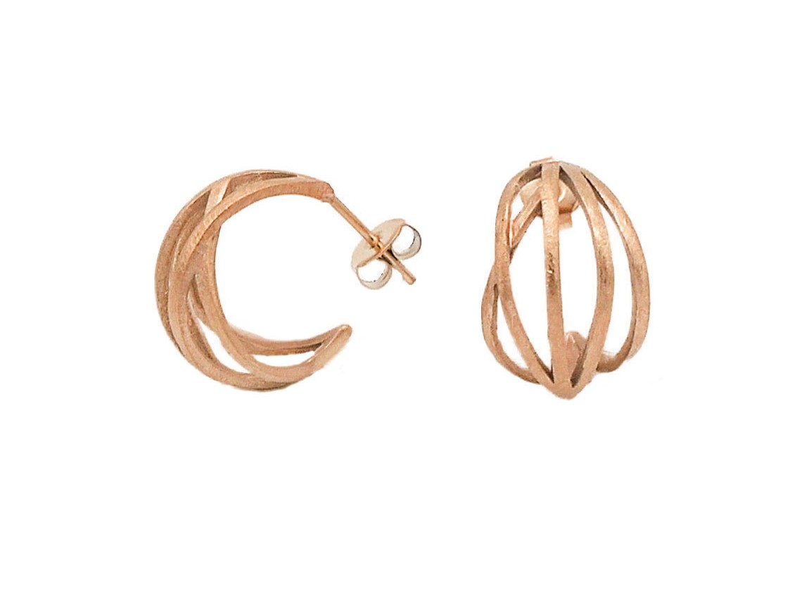 Ohrstecker Edelstahl rosé