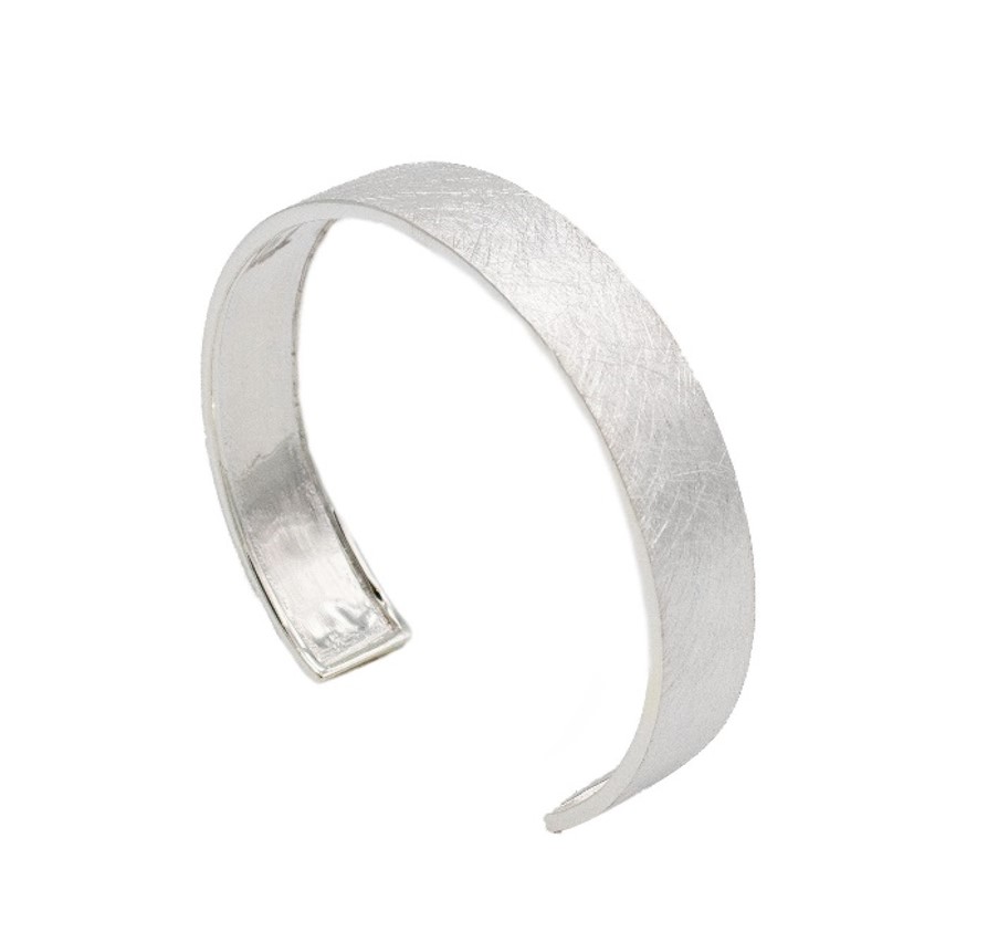 Schlichte Armspange Silber