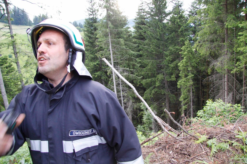 Einsatzleiter Feuerwehr Gwiggner Werner