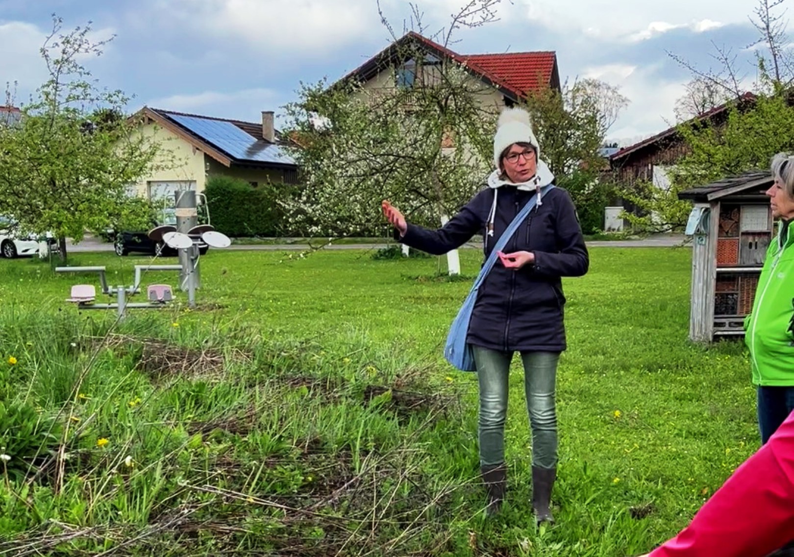 Start am Brunnen: Wilde Möhre, Wegerich, Brennnessel, Feldsalat und mehr