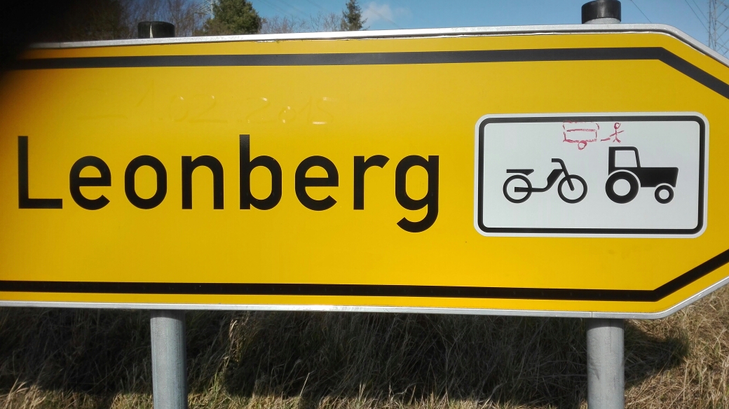 Schild modifiziert ; -)