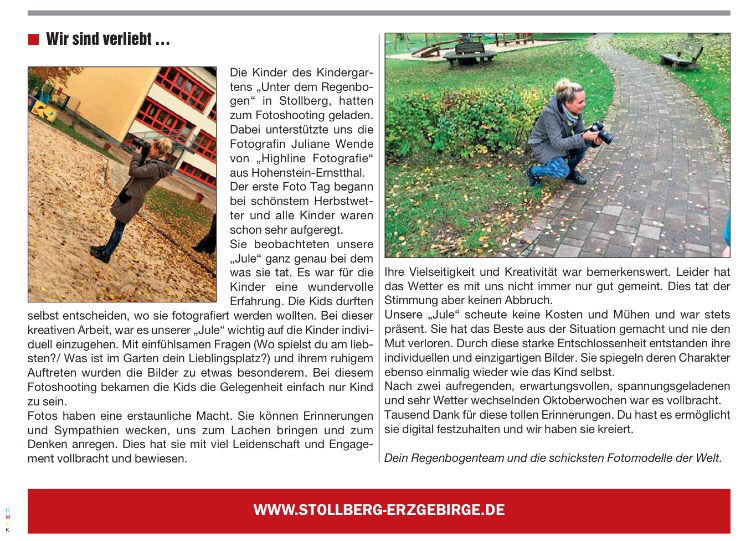 Kindergartenfotografin in Hohenstein-Ernstthal, Stollberg, Meerane, Glauchau, Chemnitz, Zwickau
