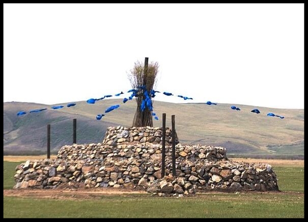 Ovoo in Mongolia