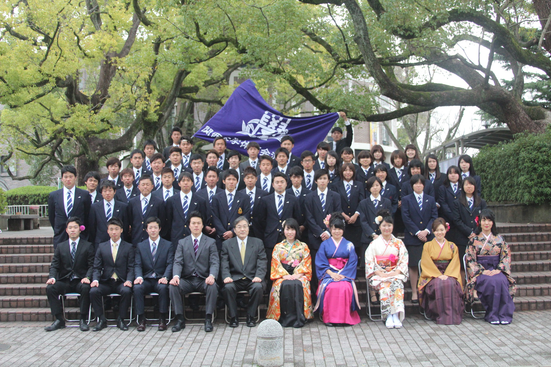 卒業式 関西大学ボート部 卒業式 関西大学ボート部