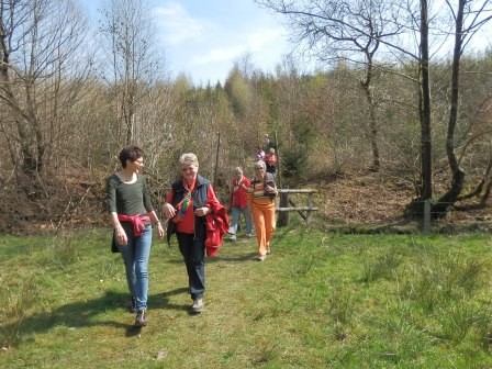 auf dem Weg zu den Pingen (Foto:D.Mathes)