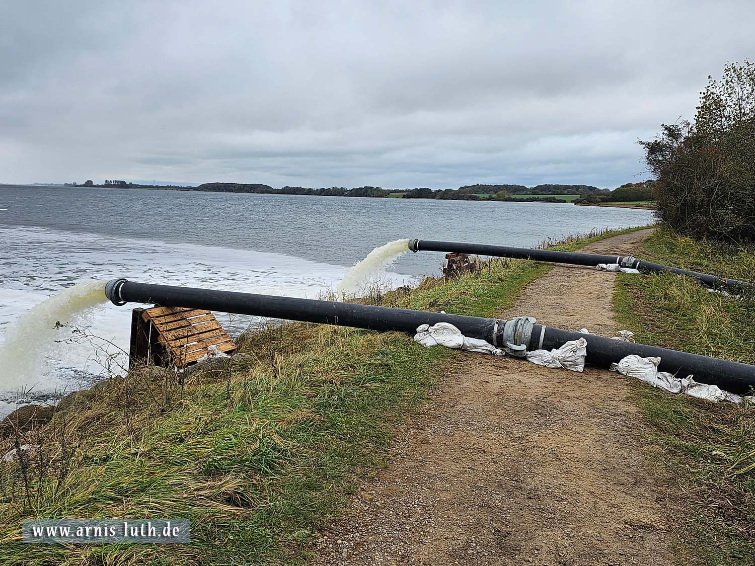 380.000 Liter/Stunde werden zurück in die Schlei gepumpt.