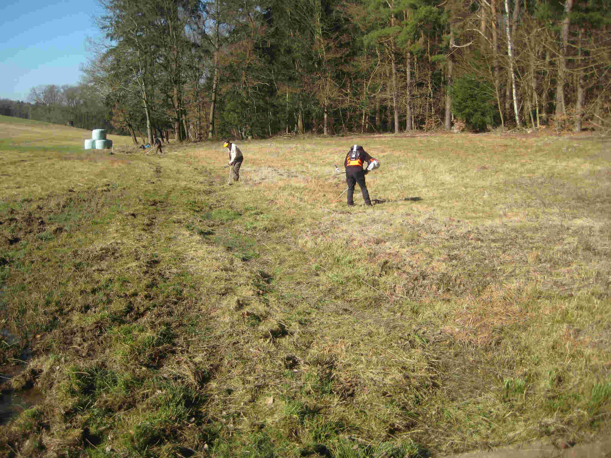 Arbeit mit Akkugerät