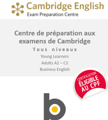 Bilingo . Certification cambridge - Evian