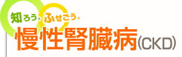 知ろう。ふせごう。慢性腎臓病