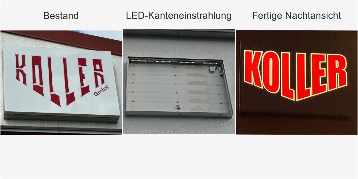 Umrüstung auf LED-Ausleuchtung mit aktualisierten Design