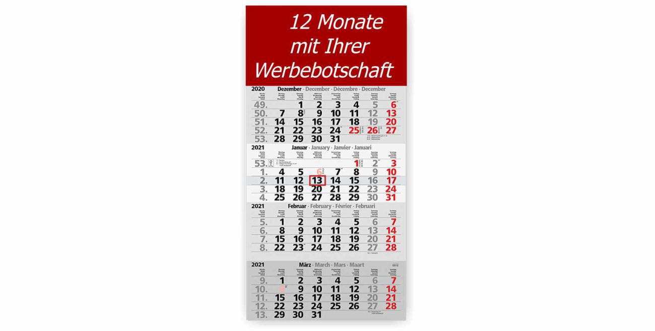 4-Monatskalender 2024