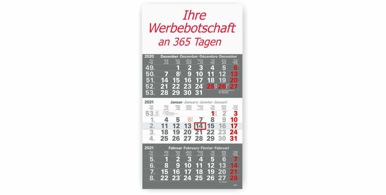 3-Monatskalender 2024