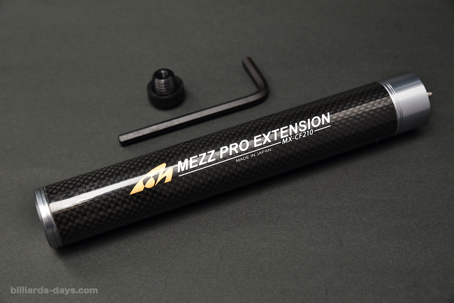 BD〉キューバランスが崩れにくい新エクステンション、MEZZ『MX-CF210』発売中。読者プレゼント有り - ビリヤードデイズ