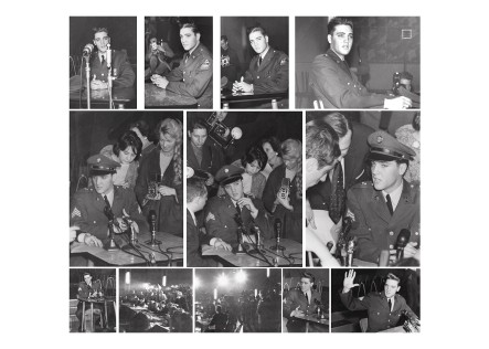 3. "G.I. Elvis Presley" - Postkarte 2 von 4 mit Fotos von Horst Schüssler