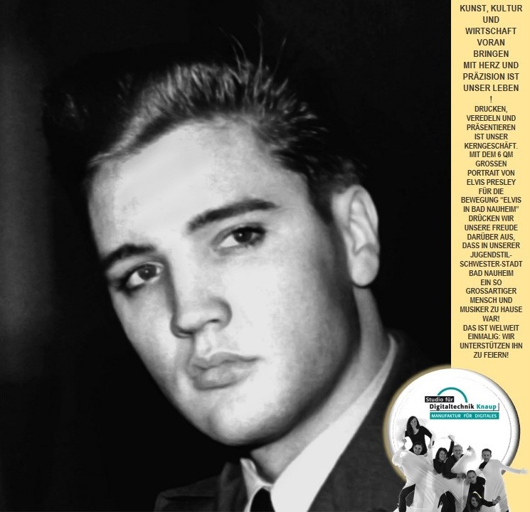 Elvis in Bad Nauheim und Studio für Digitaltechnik aus Darmstadt