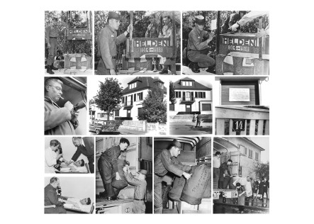 4. "G.I. Elvis Presley" - Postkarte 3 von 4 mit Fotos von Horst Schüssler. Auf einem der Fotos ist er selber zu sehen.