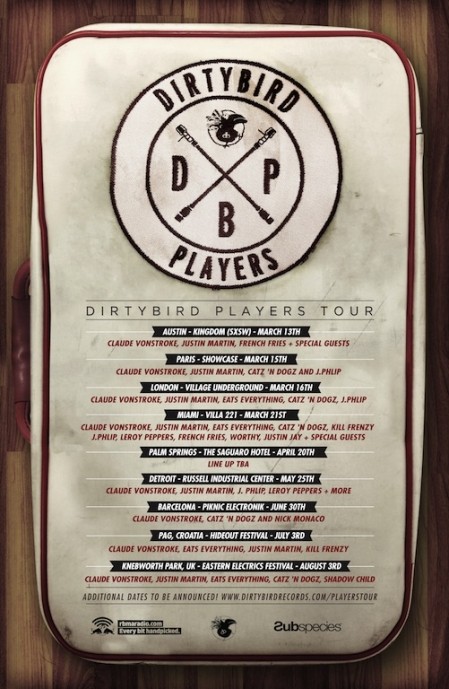 dirtybird players Global tour