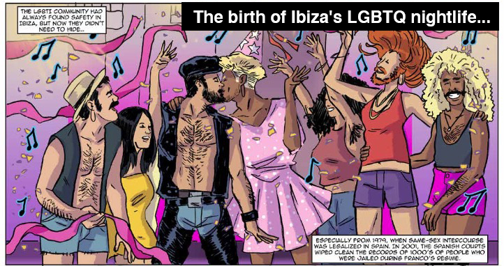 The birth of Ibiza's LGBTQ nightlife... | Credit: Aura Gold